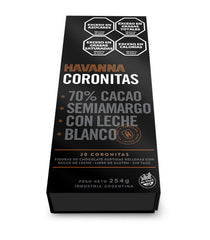 Bombones Havanna Coronitas 70% cacao puro (20 unidades)