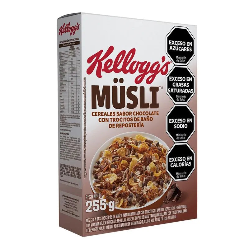 Cereal Kelloggs Müsli 255g Chocolate                        