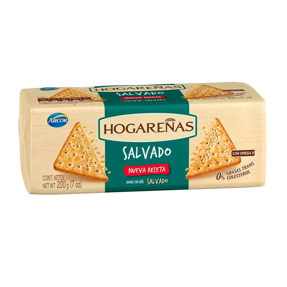 Galletitas Hogarenas 200g Salvado (pack de 3)
