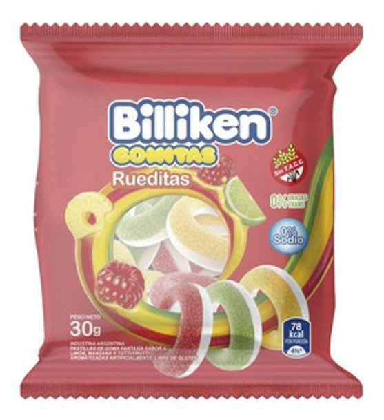 Pastillas Billiken 30gx12u Rueditas                             