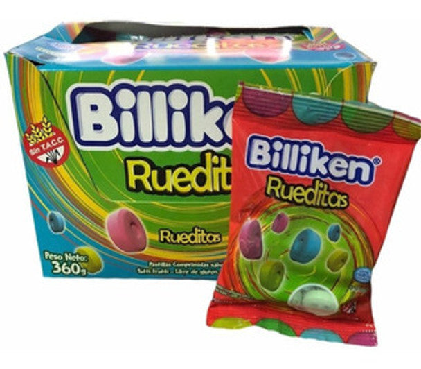 Gomitas Billiken 30gx12u Ruedita                               