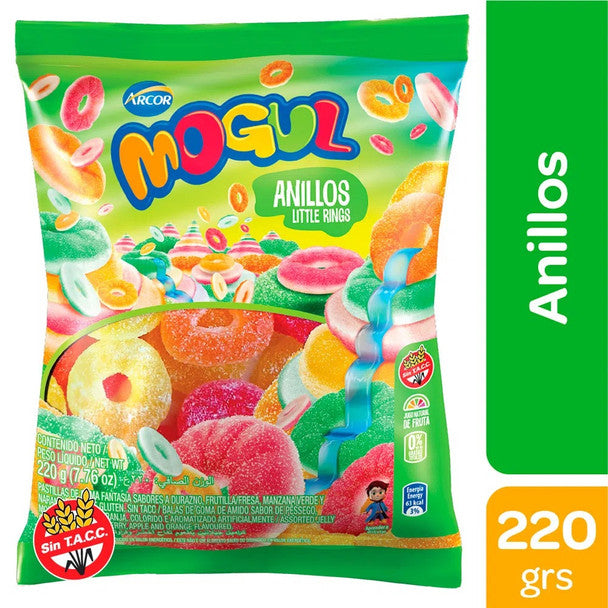 Gomitas Mogul 220g Anillos                                     