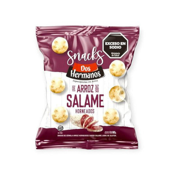 Snack Arroz 2Hnos 80g Salame                                