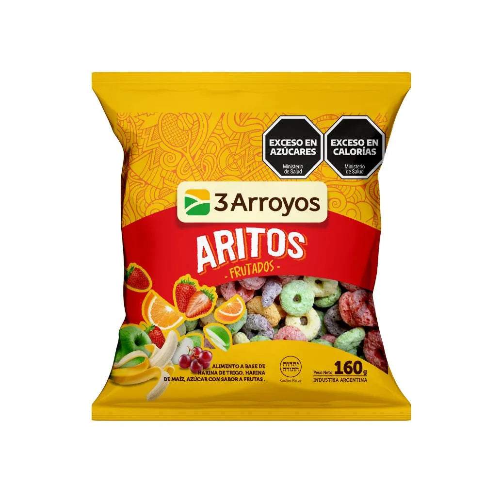 Cereal 3 Arroyos Aritos 160g Frutados                       