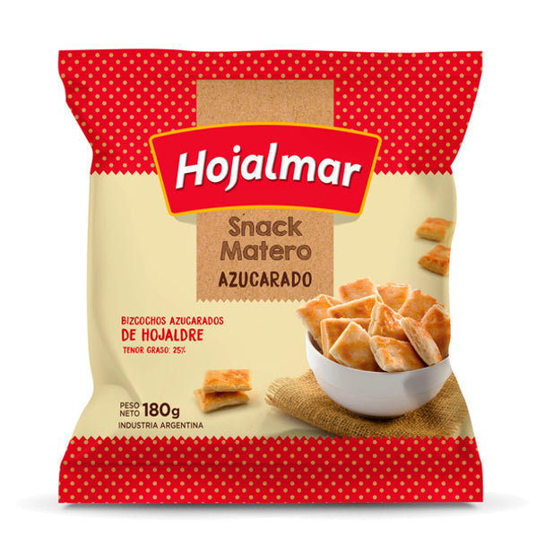 Snack Hojalmar Matero 180g Azucar.                          