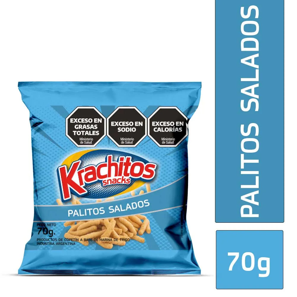 Palitos Krachitos 70g Salados                               