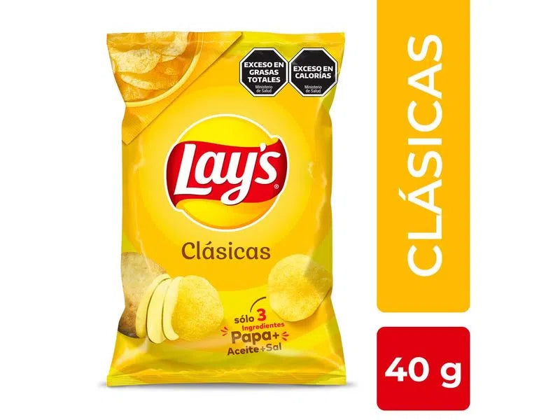 Papas Lays 40g                                              