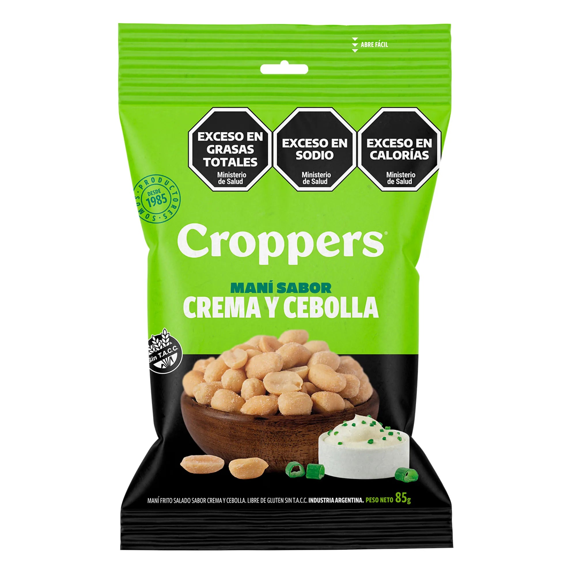 Mani Croppers 85gr Crema/Cebolla                            